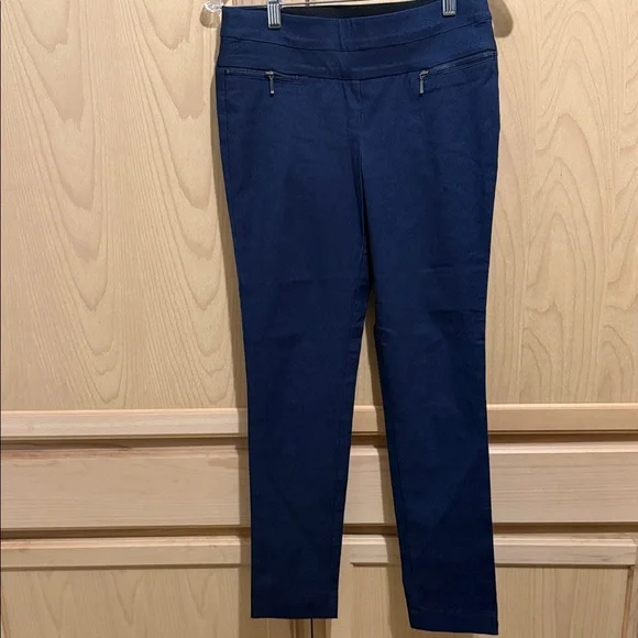 Candies Audrey Pullon Navy Blue Slim Fit Pants - Picture 2 of 11